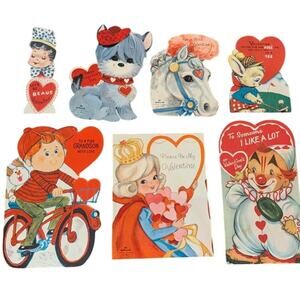 Vtg Valentine's Day Cards Hallmark